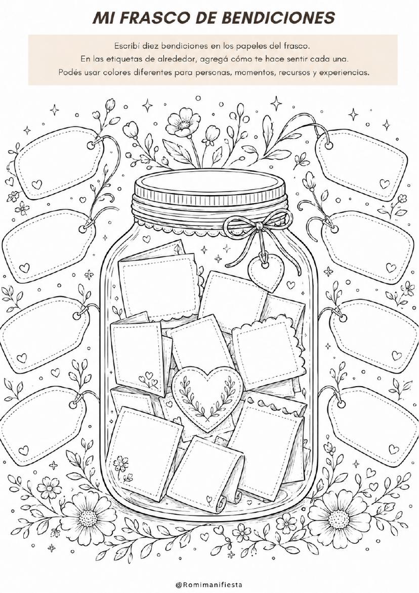 Journal Creativo de Gratitud — página 9