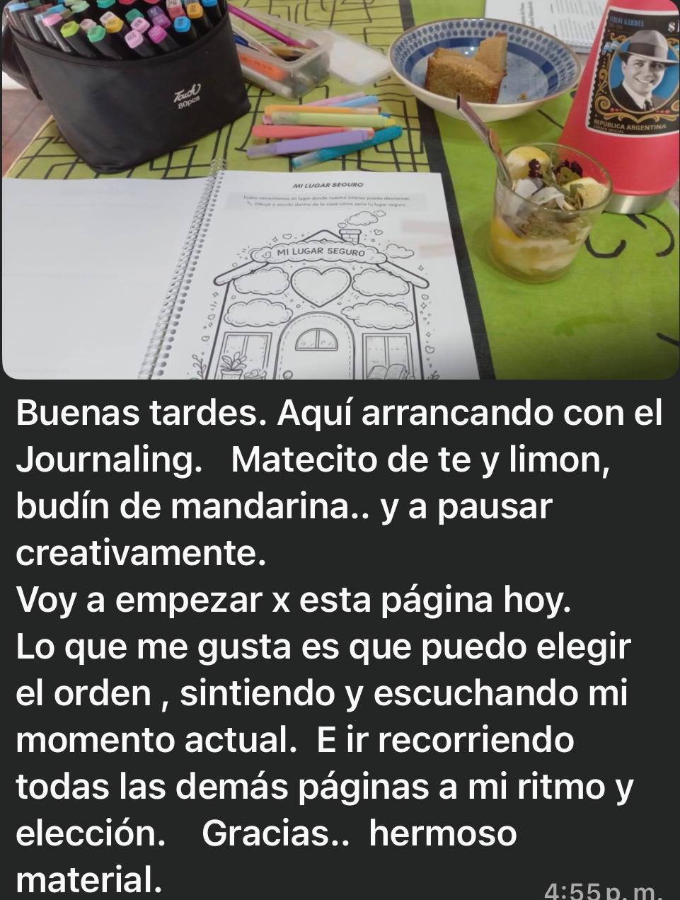Mensaje real de una lectora sobre el journal (21)
