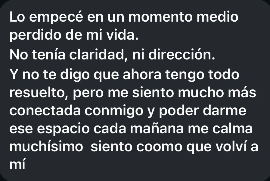 Mensaje real de una lectora sobre el journal (14)