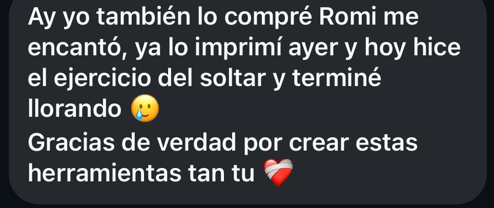 Mensaje real de una lectora sobre el journal (18)