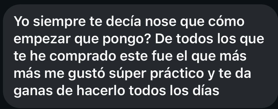 Mensaje real de una lectora sobre el journal (19)